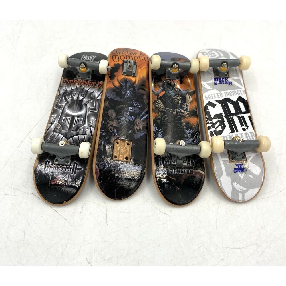 Tech Deck Lot Of 4 Vintage Darkstar Fingerboard Skateboards